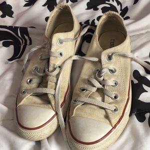 White converse shoes!